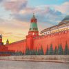 Red Square Moscow paint by number