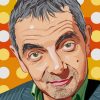 Rowan Atkinson Mr Bean paint by numbers