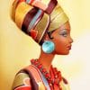 African Lady paint by numbers