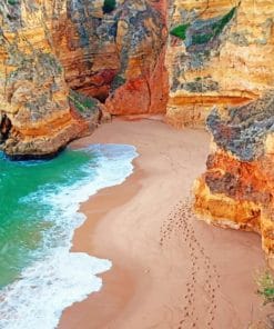 Praia Dona Ana Beach Paint By Numbers