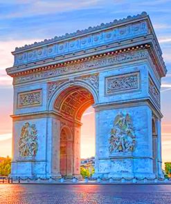 Arc de Triomphe France Paint by numbers