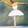 Ballerina With White Dress paint by numebrs