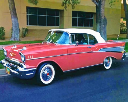 Chevrolet Bel Air paint by numbers