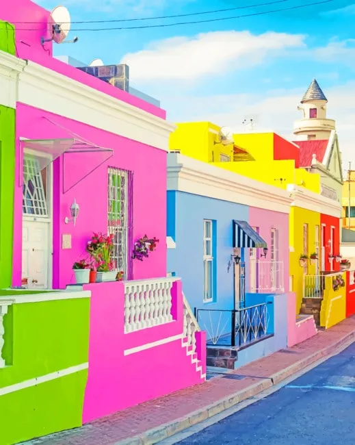 Bo Kaap Buildings Paint By Numbers