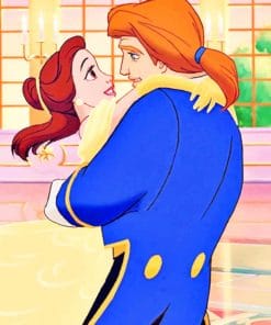 Disney Couple In Love paint by numbers
