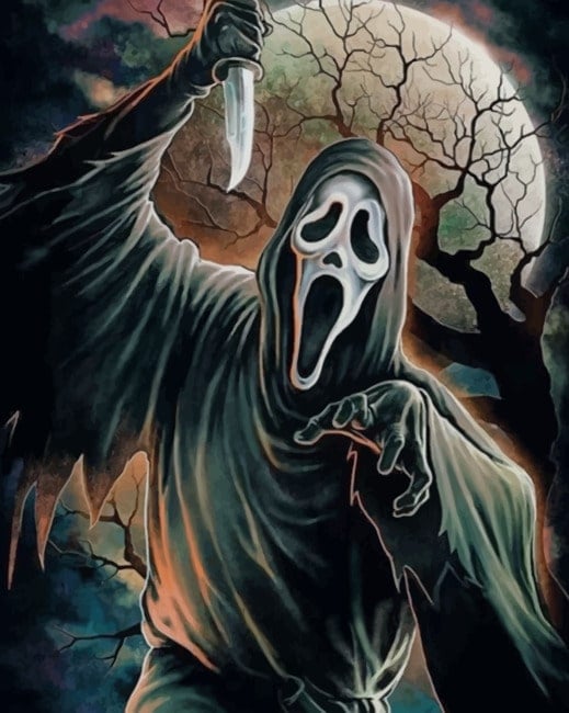 Ghostface Movie Paint By Numbers