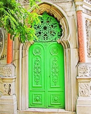 Green Door NEW Paint By Numbers - Numeral Paint Kit