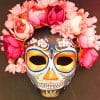 Floral Catrina Mask Paint By Numbers