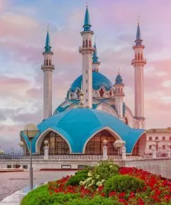 Kul Sharif Mosque Paint By Numbers