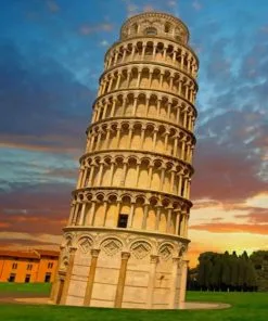 Leaning Tower Of Pisa Paint By Numbers