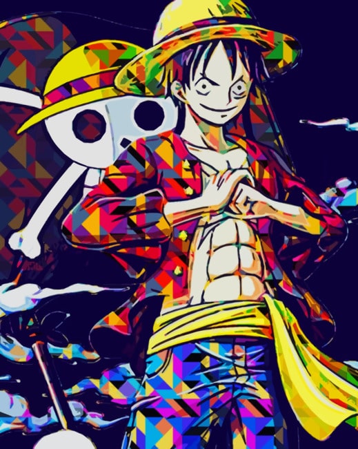 Colorful Luffy Paint By Numbers