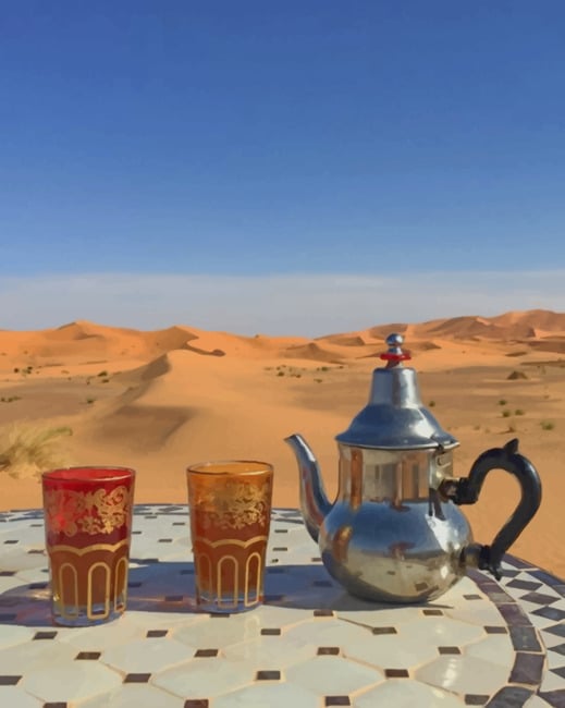 Moroccan Tea Paint By Numbers