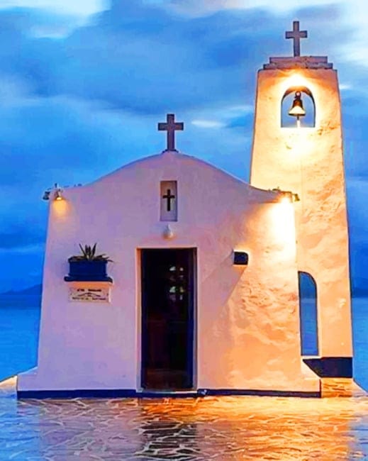 Rafina Greece NEW Paint By Numbers Numeral Paint Kit