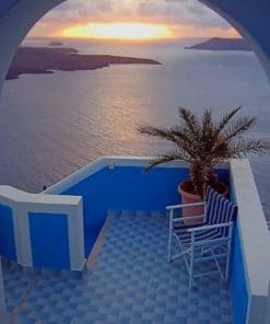 Sunrise Santorini Greece Paint By Numbers
