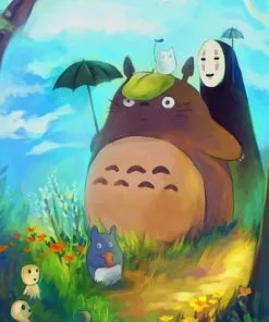 My Neighbour Totoro Paint by numbers