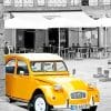 Yellow Citroen 2CV Paint By Numbers