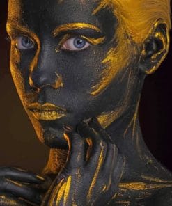 Golden Woman Paint by numbers