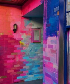 Aesthetic Colorful wall Paint by numbers