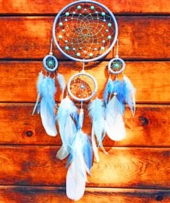 Blue Dream Catcher Paint By Numbers