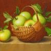 Green Apples In A Basket Paint By Numbers
