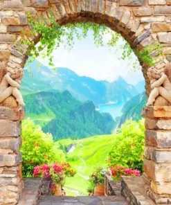 Garden Arch Paint By Numbers