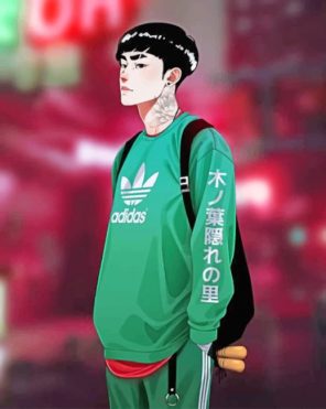 Rock Lee Paint By Numbers