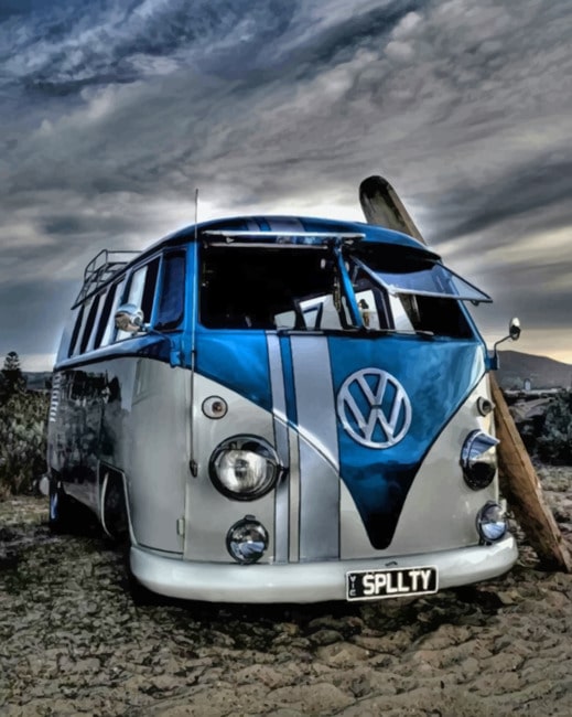 Volkswagen Van Paint By Numbers