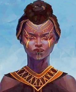 African Lady Paint By Numbers