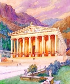Temple of Artemis Paint By Numbers