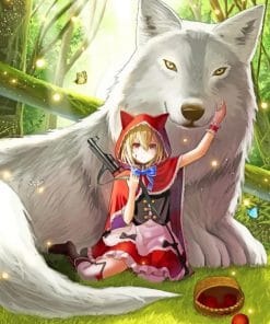 Little Red Riding Hood Paint By Numbers