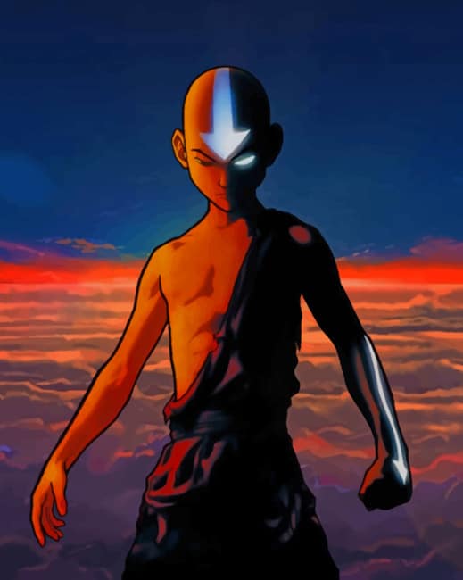 Aang The Last Airbender Paint By Numbers - Numeral Paint Kit