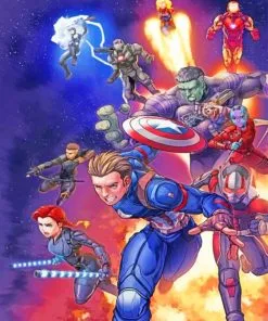 Avengers Heroes Paint By Numbers