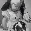 Little Nurse With Dog Paint By Numbers