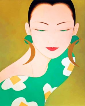 Asian Woman Paint By Numbers