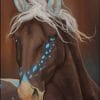 Dark Brown Horse Paint By Numbers