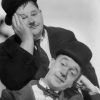 Black And White Laurel And Hardy Paint by numbers