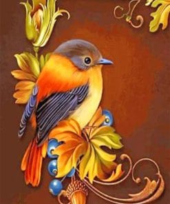 Robin Bird Paint By Numbers