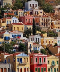 Symi Greece Paint By Numbers