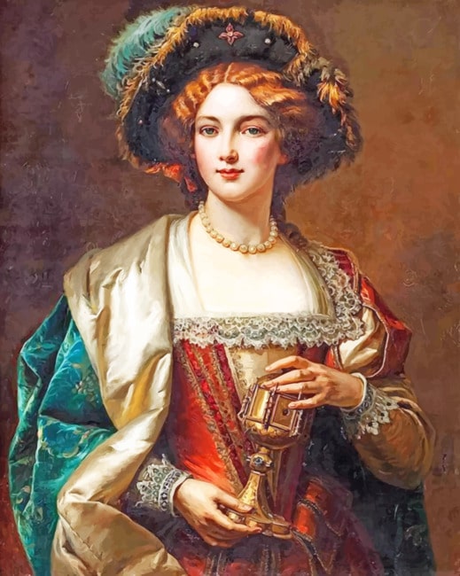 Portrait Of A Noblewoman Paint By Numbers