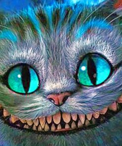 Cheshire Cat Smiling Paint by numbers
