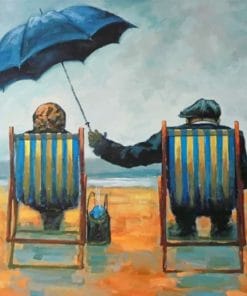 Lovers In Beach Paint By Numbers