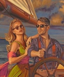 Couple Sailing Paint By Numbers