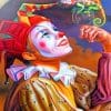 Clown With Lizard Paint By Numbers
