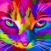 Pop Art Cat Paint by numbers