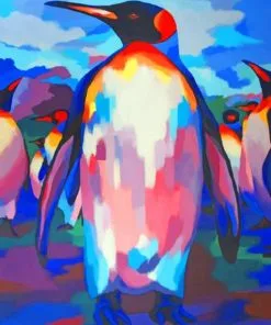 Colorful Penguins Paint By Numbers