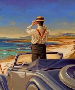 Couple In The Beach Paint By Numbers