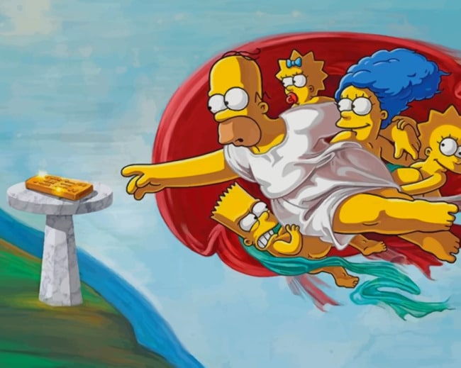 The Simpsons Paint By Numbers