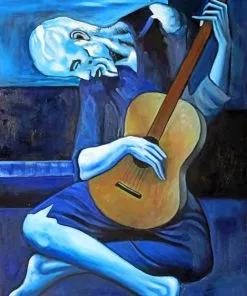 The Old Guitarist Paint By Numbers