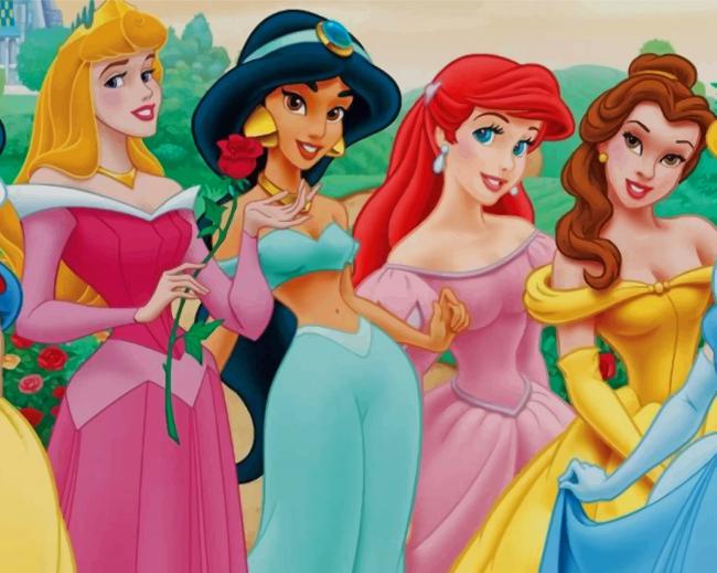 Disney Princesses Paint By Numbers