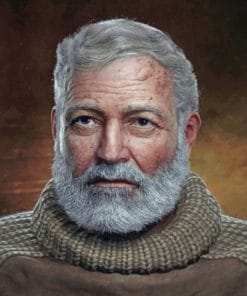 Ernest Hemingway paint by numbers
